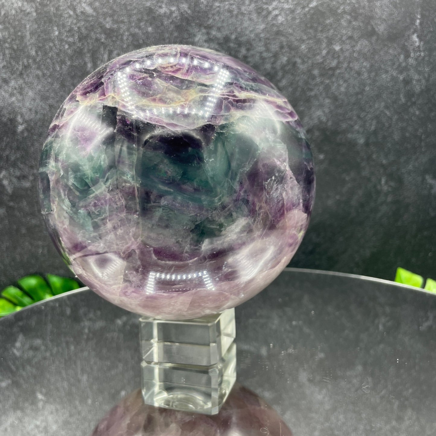 Rainbow Fluorite Sphere - Sage & Magic