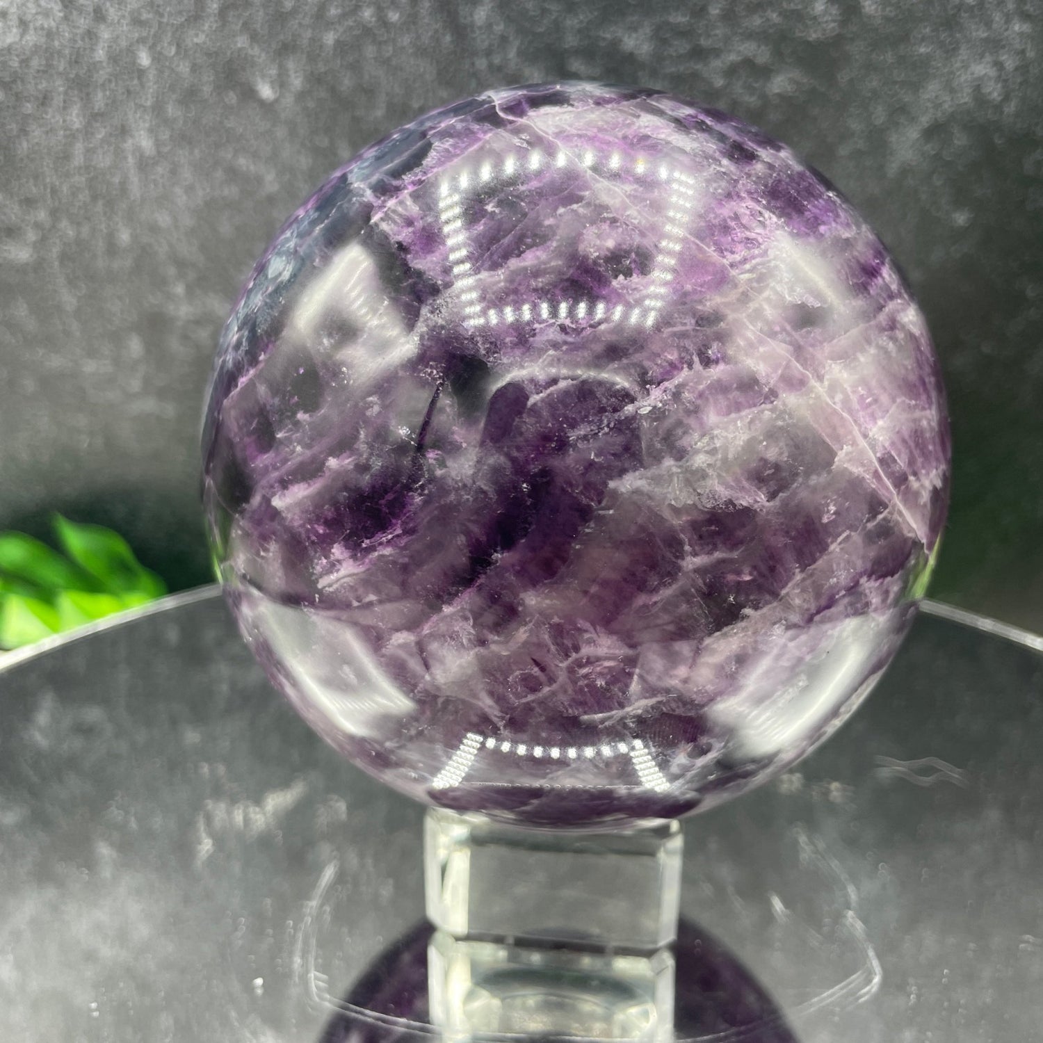 Rainbow Fluorite Sphere - Sage & Magic