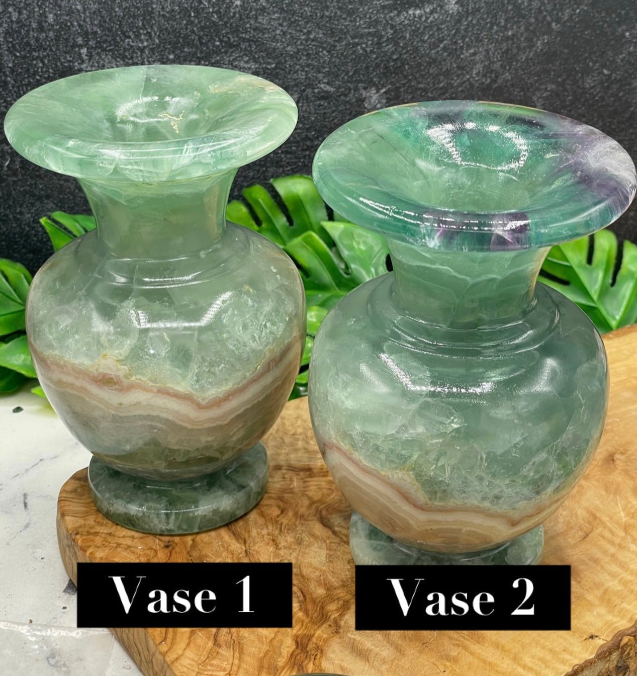 Rare Unique Green Fluorite Vase - Sage & Magic