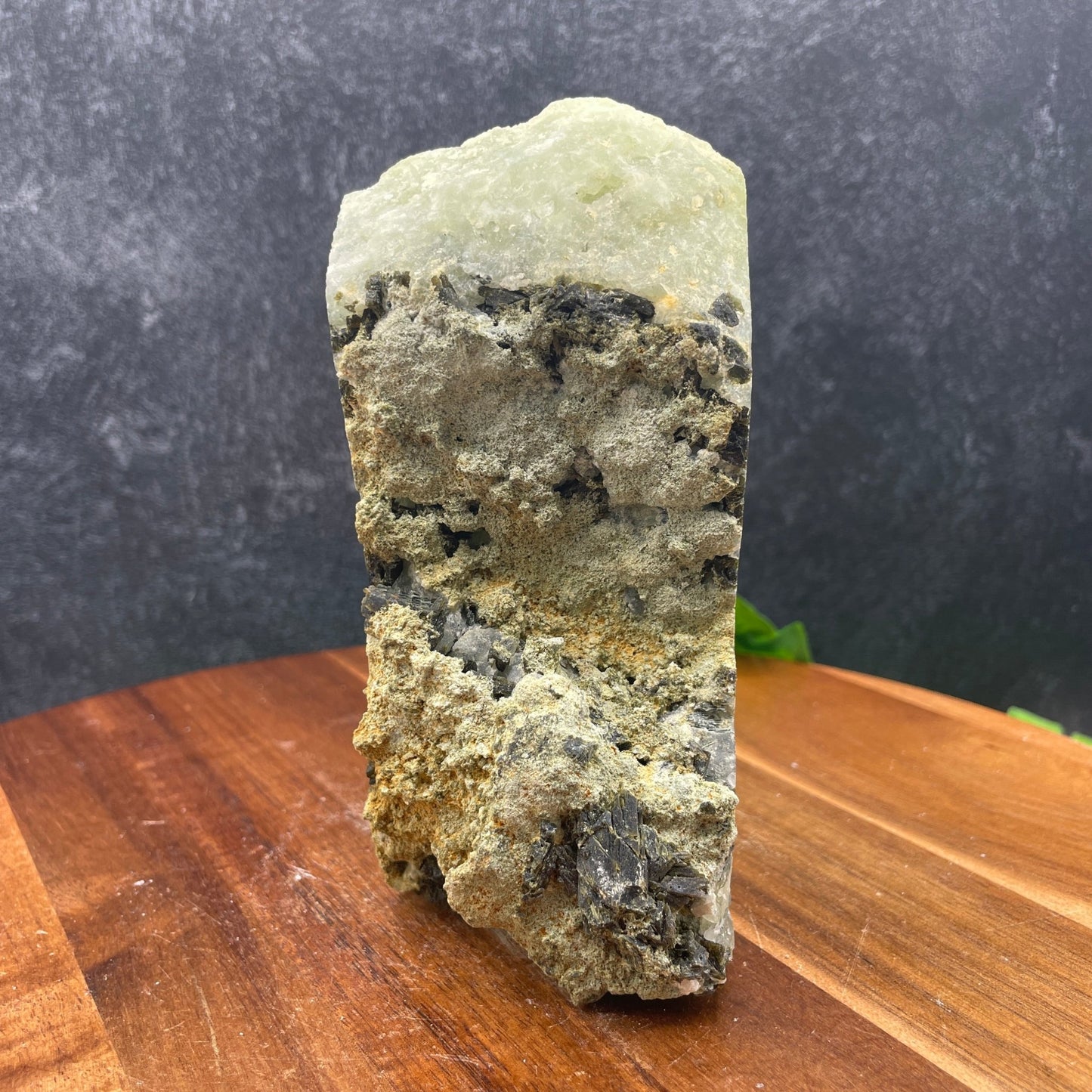 Raw Botryoidal Prehnite and Epidote Freeform - Sage & Magic