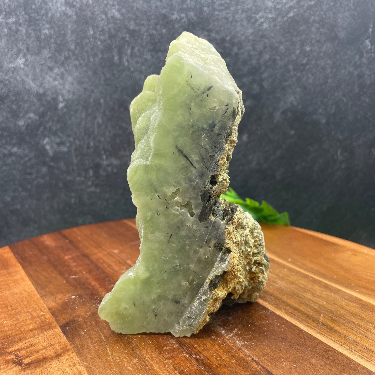 Raw Botryoidal Prehnite and Epidote Freeform - Sage & Magic