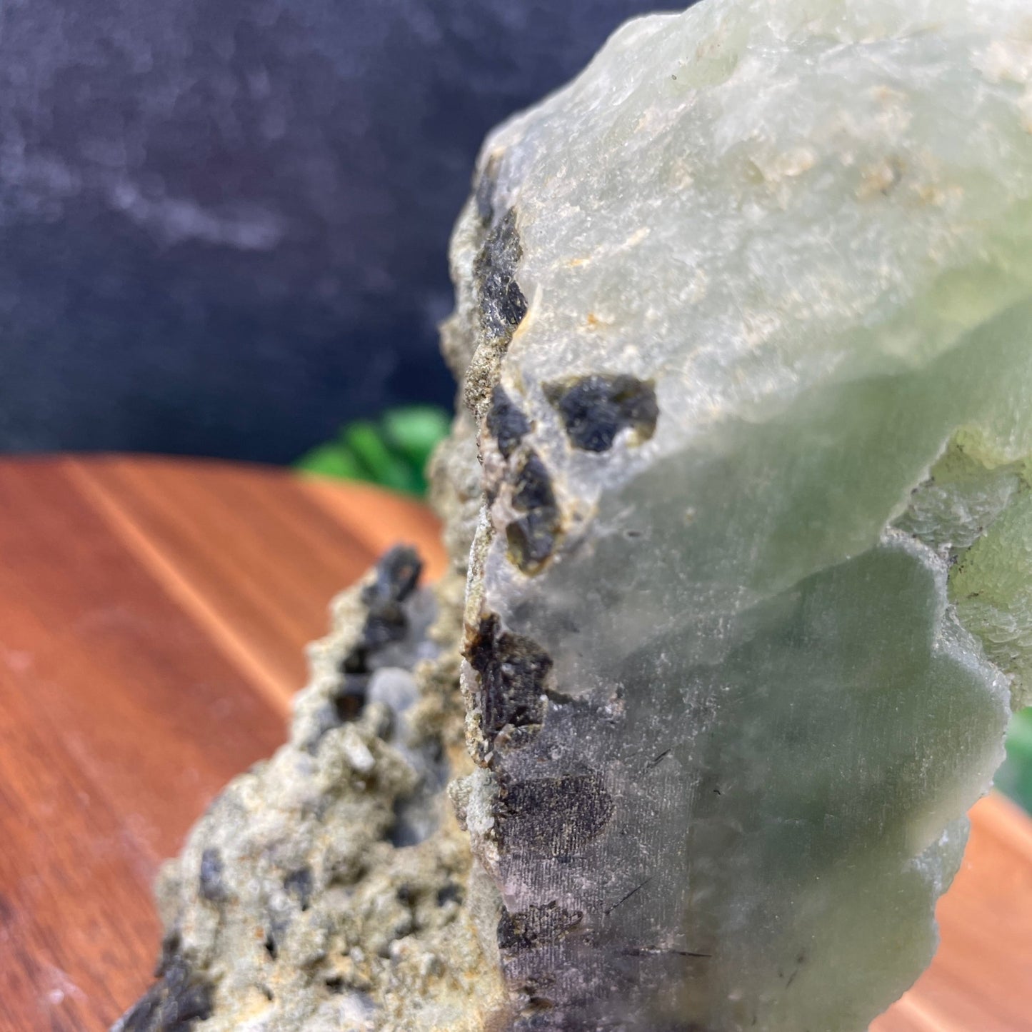 Raw Botryoidal Prehnite and Epidote Freeform - Sage & Magic