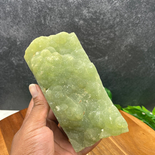 Raw Botryoidal Prehnite and Epidote Freeform - Sage & Magic