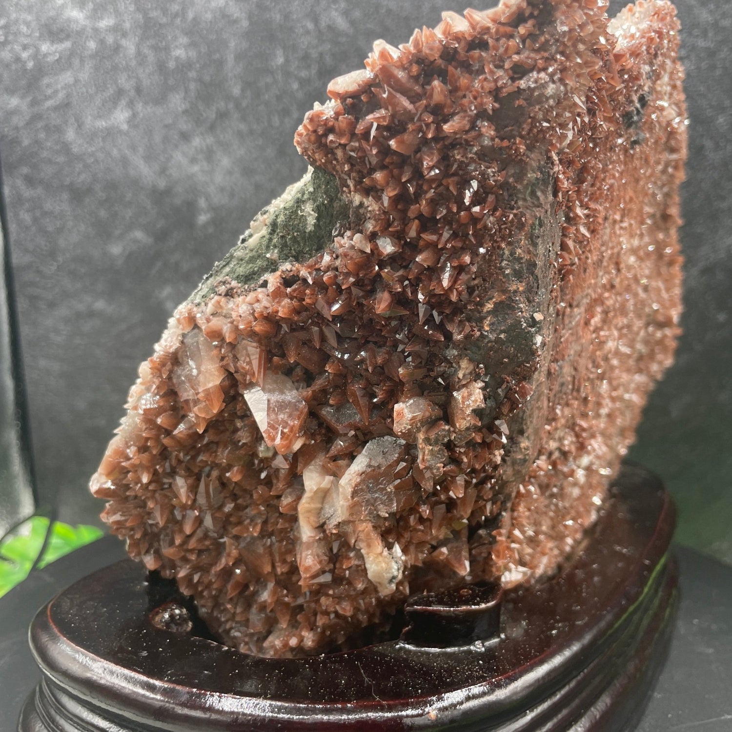 Red Dogtooth Calcite Specimen - Sage & Magic