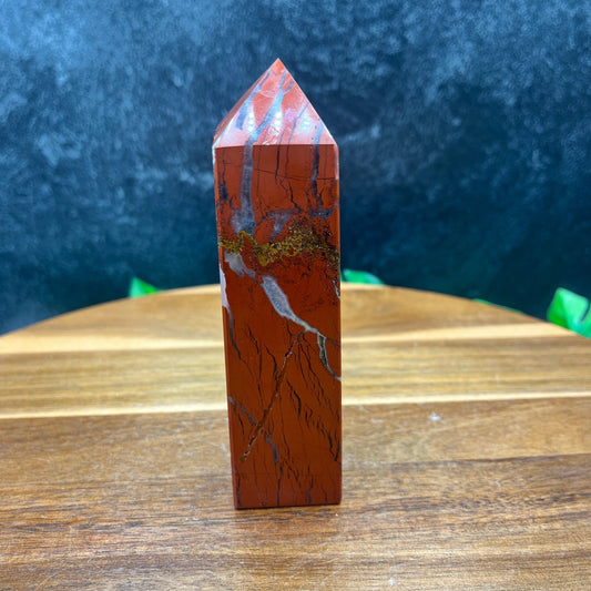 Red Jasper 4 Sided Tower - Sage & Magic