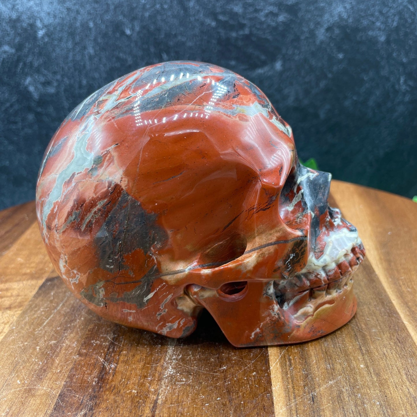 Red Jasper Skull - Sage & Magic