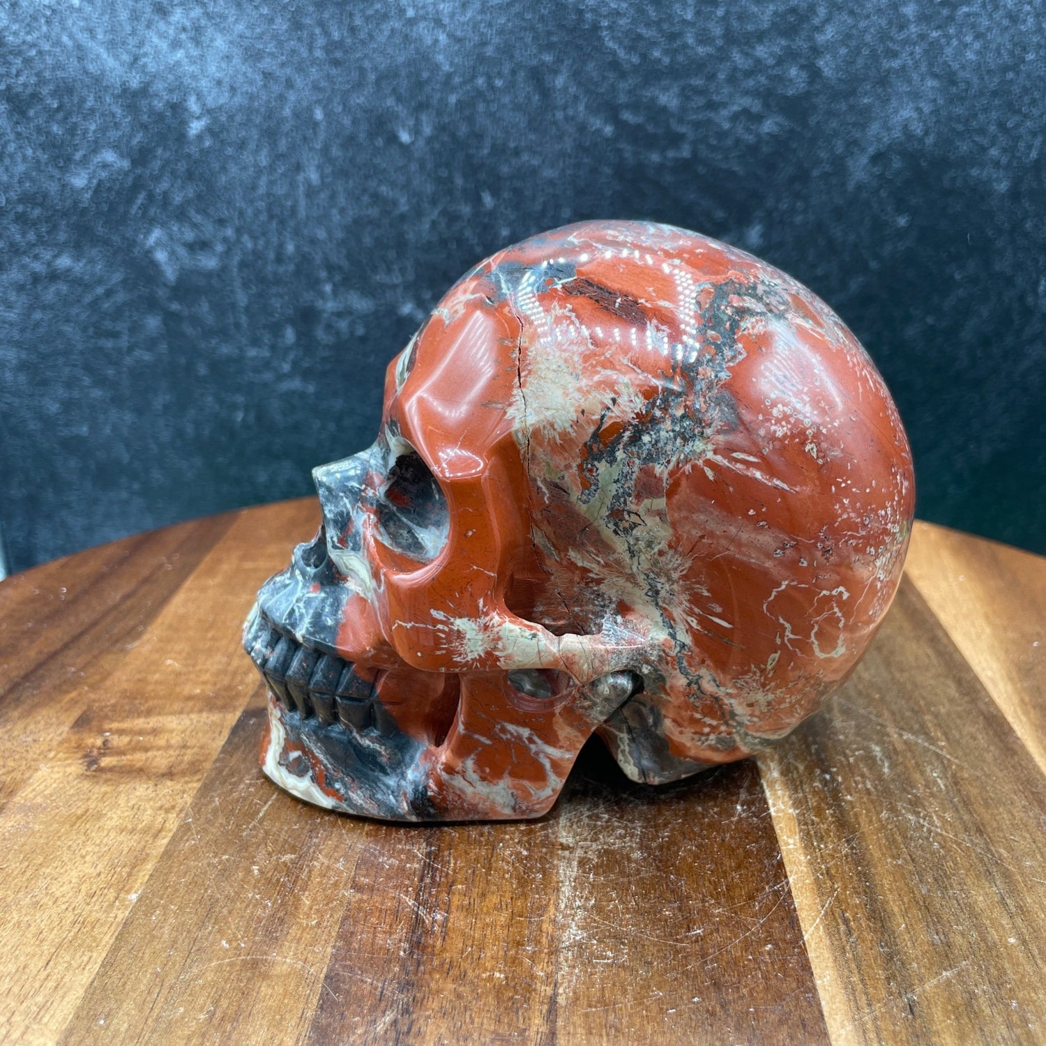 Red Jasper Skull - Sage & Magic