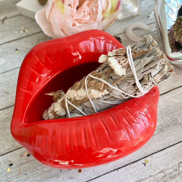 Red Lip Bowl - Sage & Magic