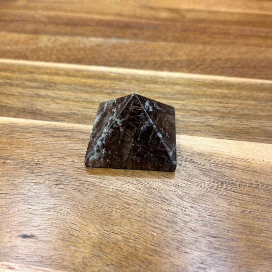 Red Rutile Pyramid - Sage & Magic