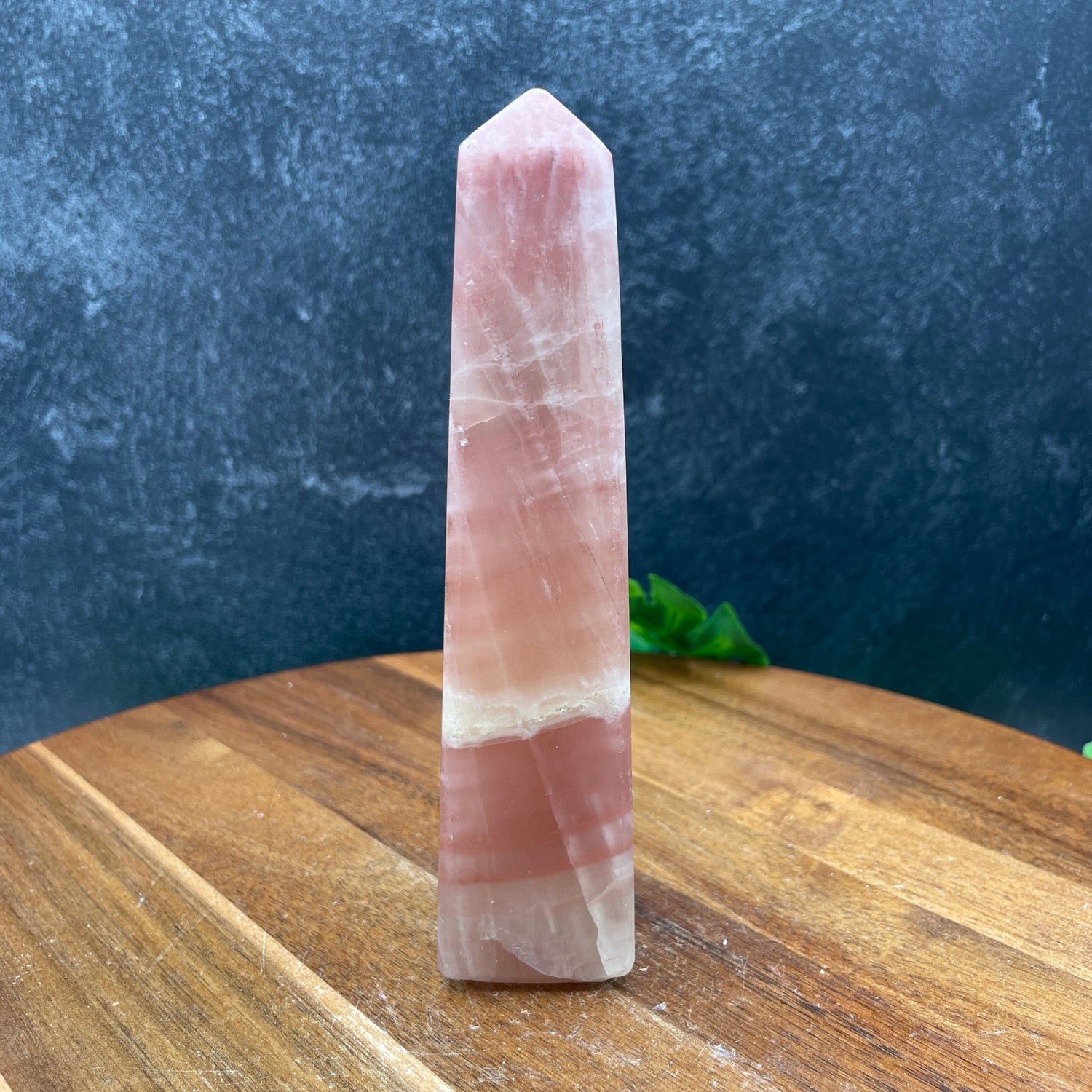 Rose Calcite Unpolished Tower - Sage & Magic