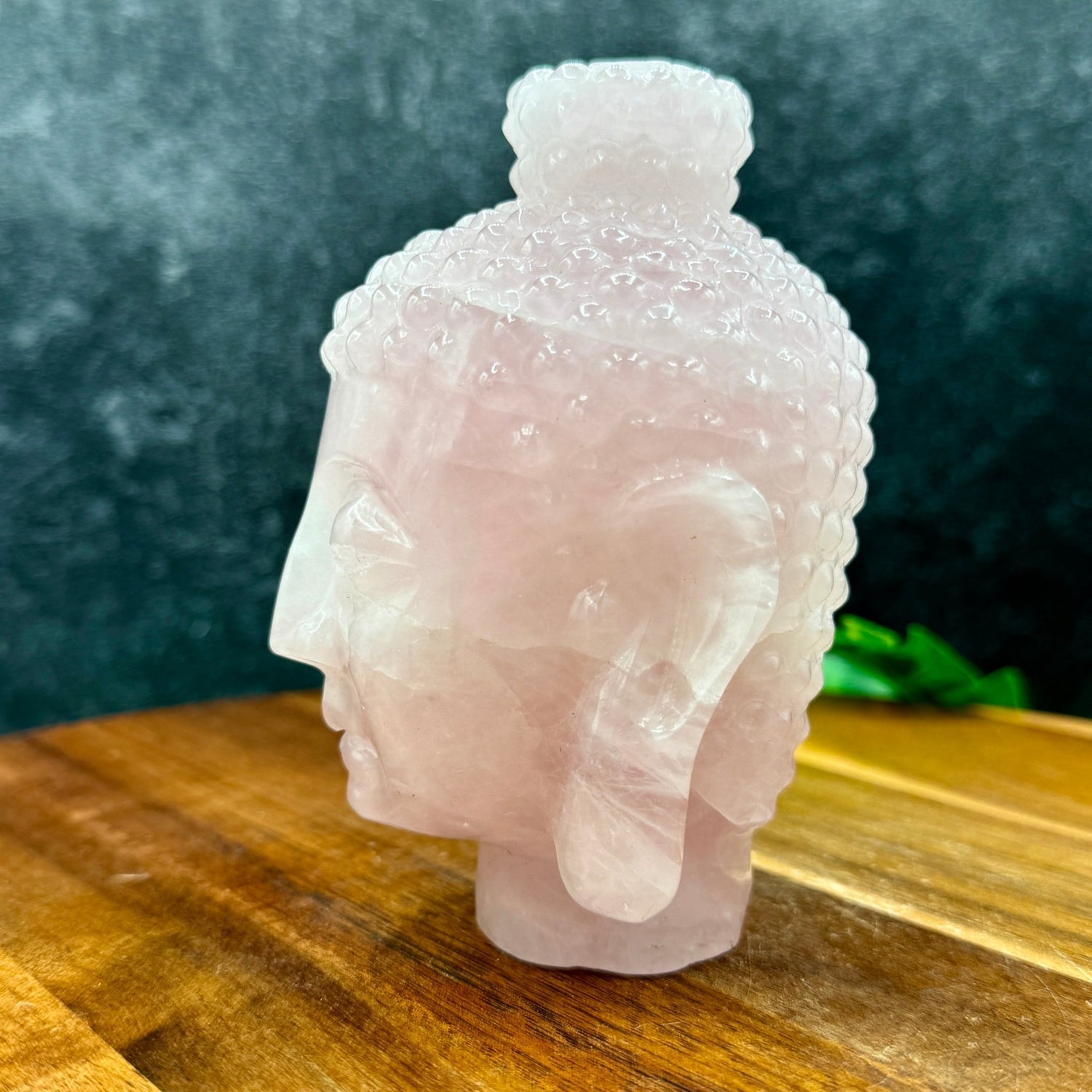 Rose Quartz Buddha Guanyin Bust - Sage & Magic