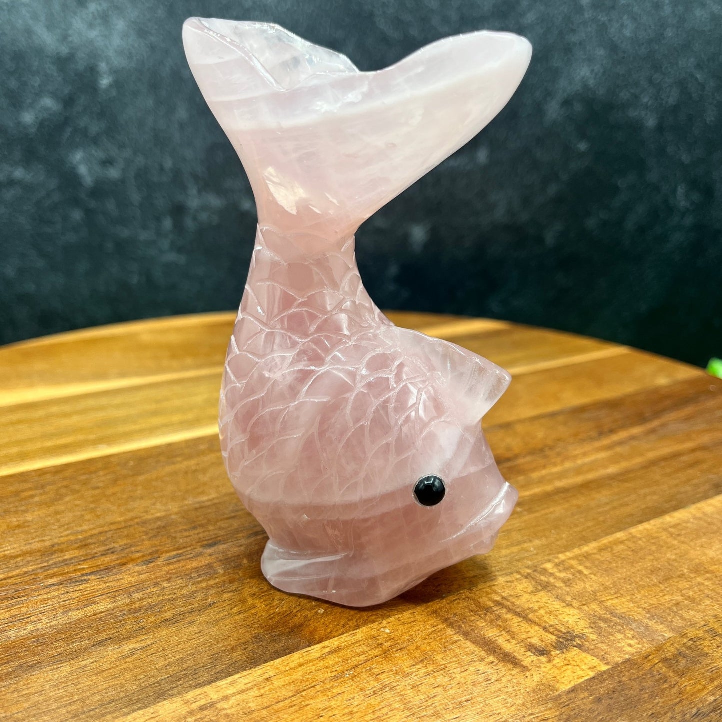 Rose Quartz Fish Bowl Sphere Holder - Sage & Magic