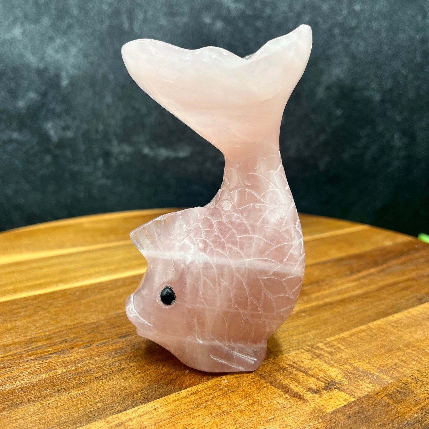 Rose Quartz Fish Bowl Sphere Holder - Sage & Magic