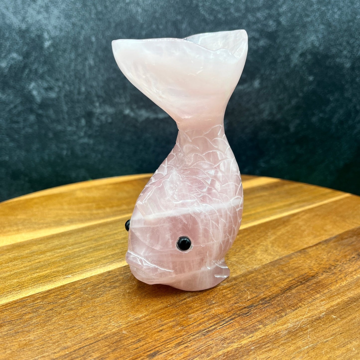 Rose Quartz Fish Bowl Sphere Holder - Sage & Magic