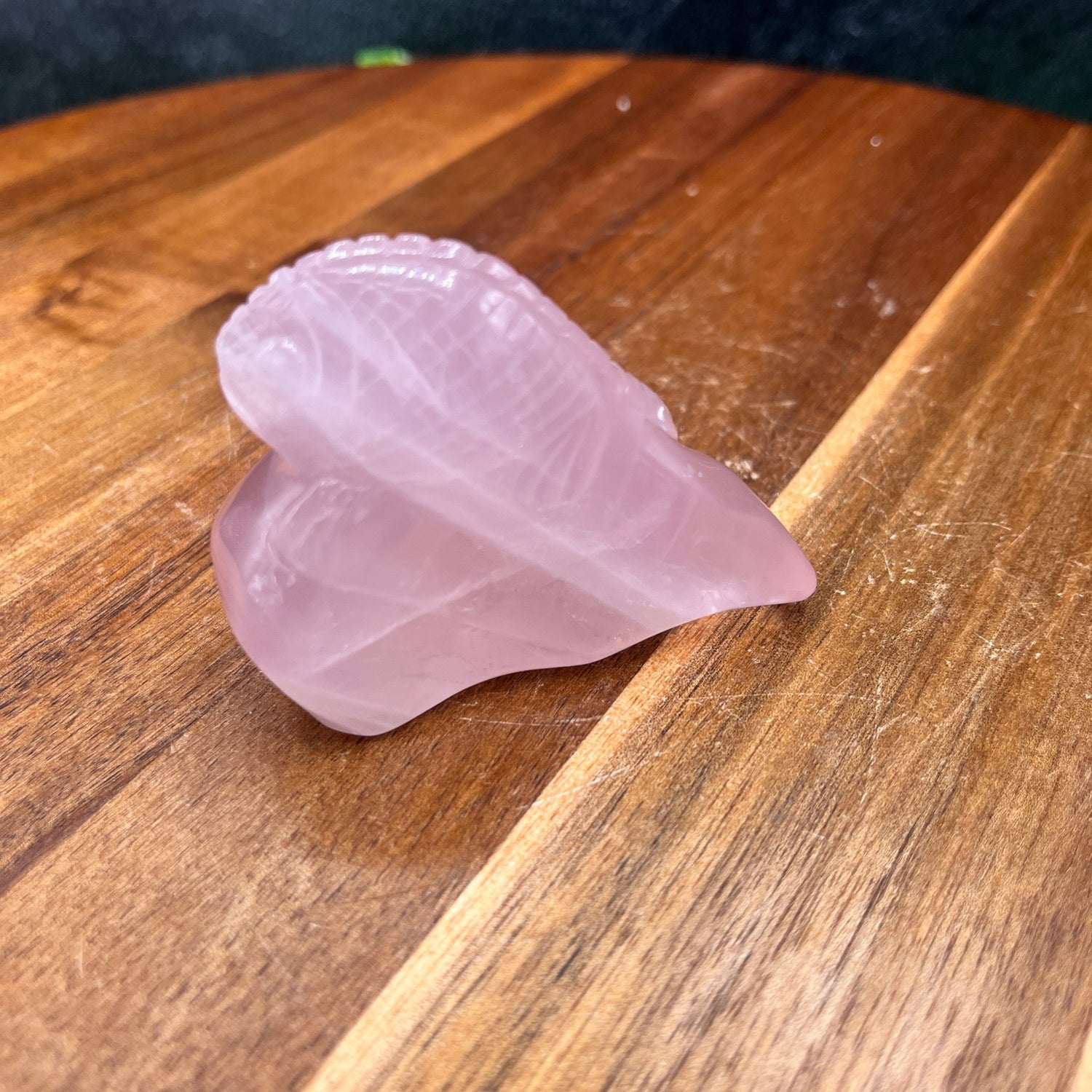 Rose Quartz Mini Fish Carving - Sage & Magic