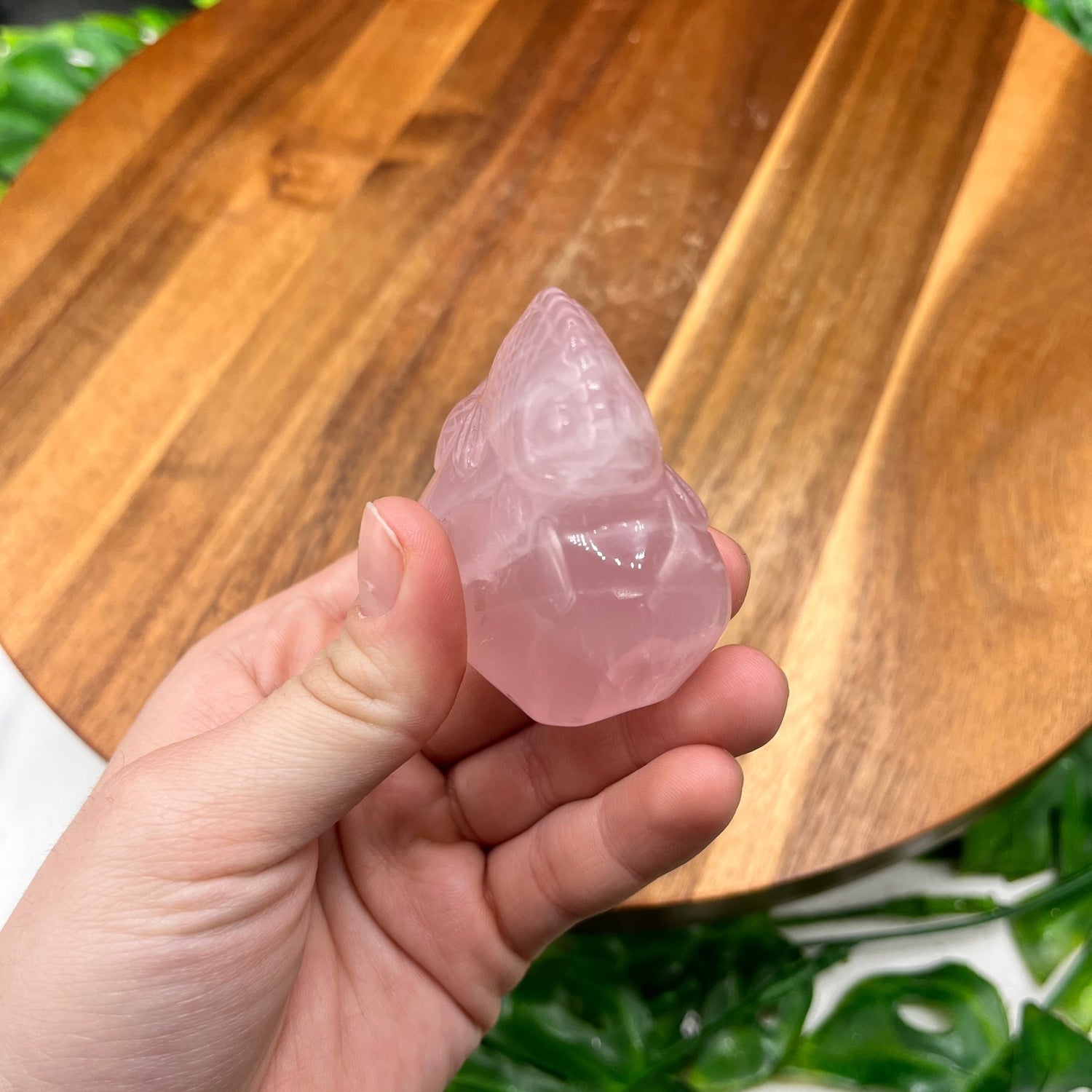 Rose Quartz Mini Fish Carving - Sage & Magic