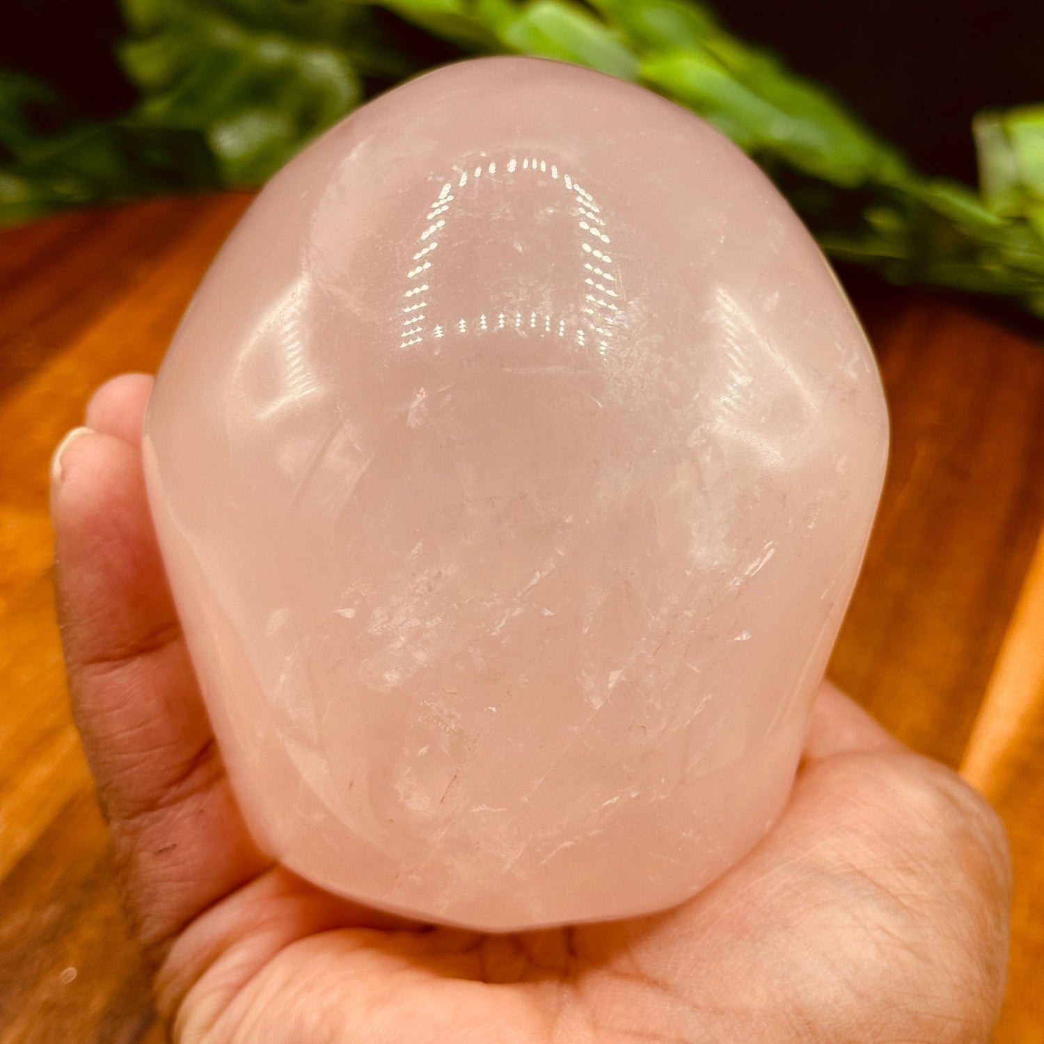 Rose Quartz Skull - Sage & Magic