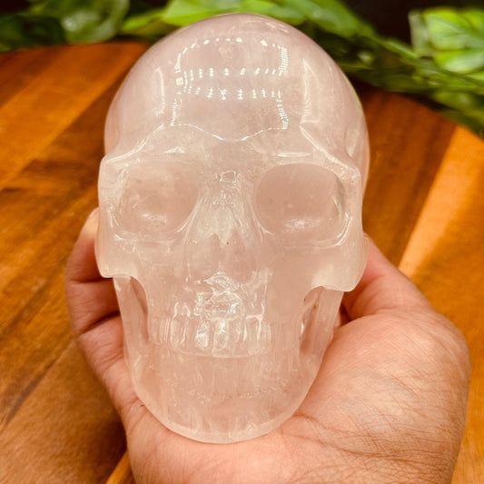 Rose Quartz Skull - Sage & Magic