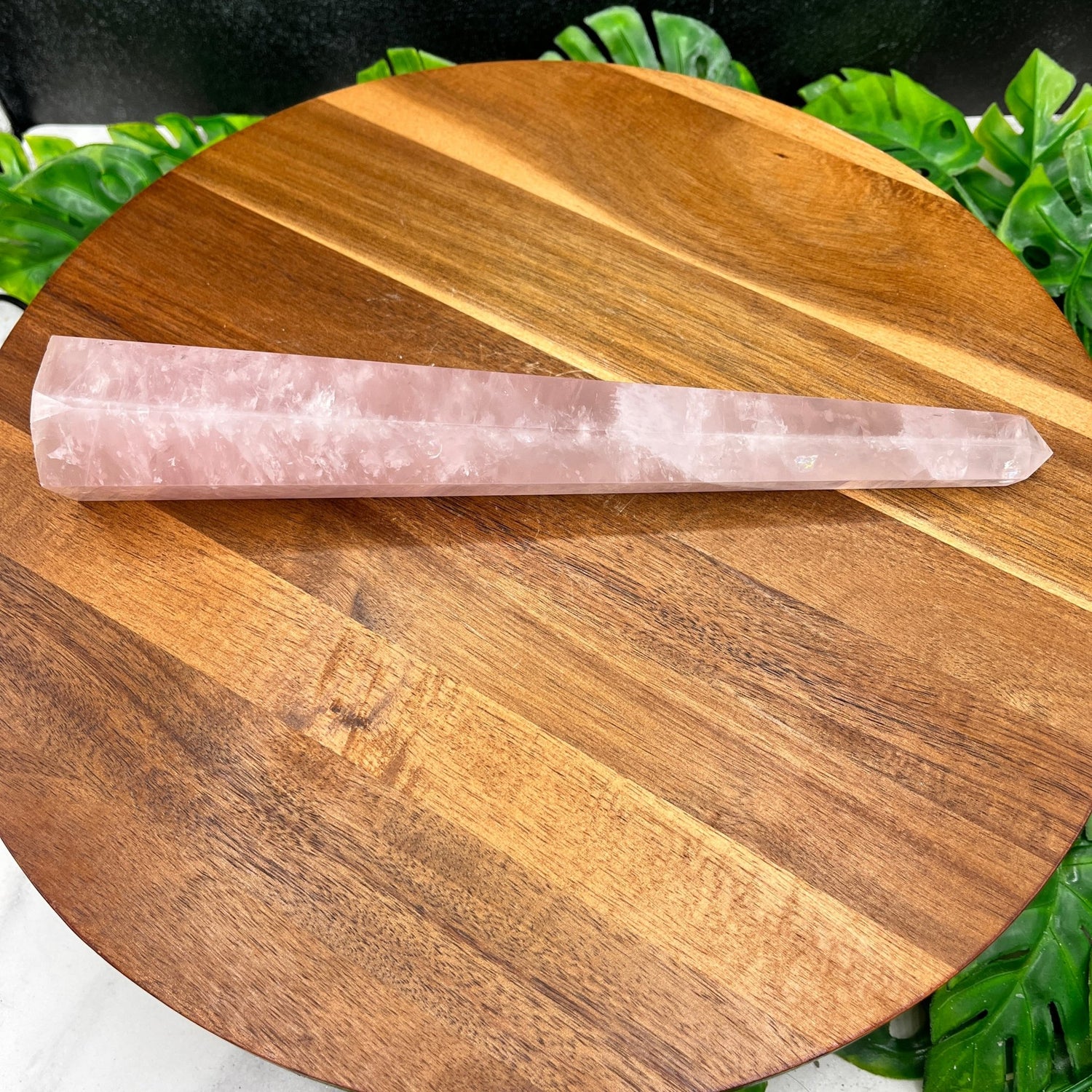 Rose Quartz Tall Tower - Sage & Magic