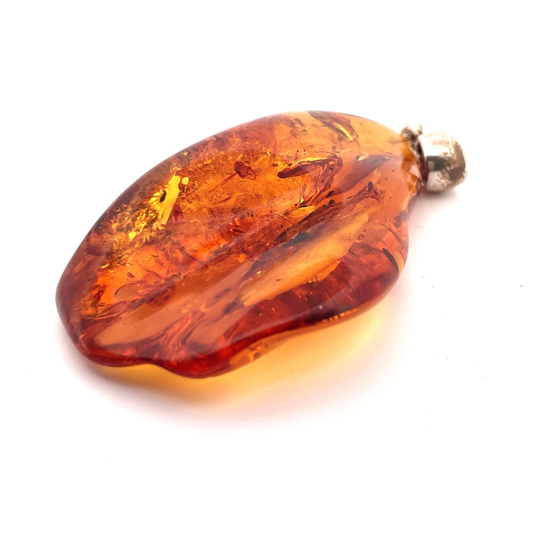 S925 Amber Pendant - Sage & Magic