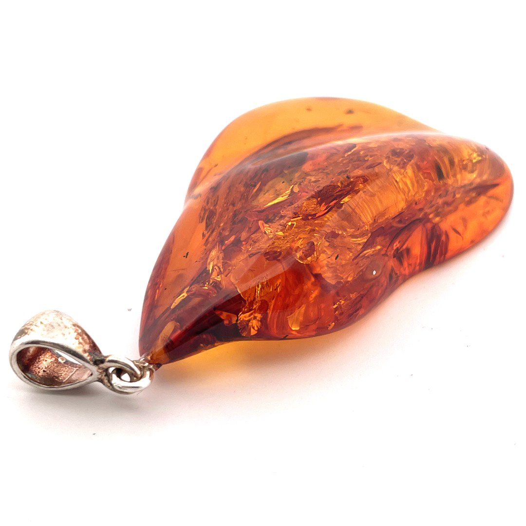 S925 Amber Pendant - Sage & Magic