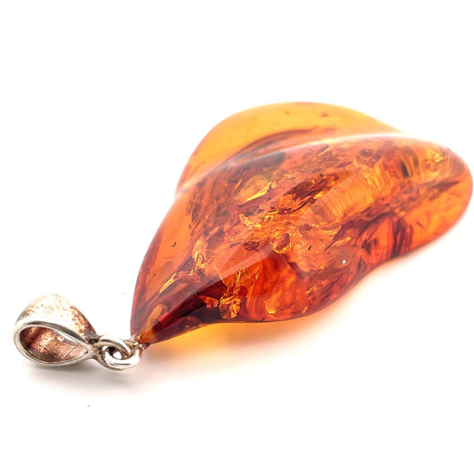 S925 Amber Pendant - Sage & Magic