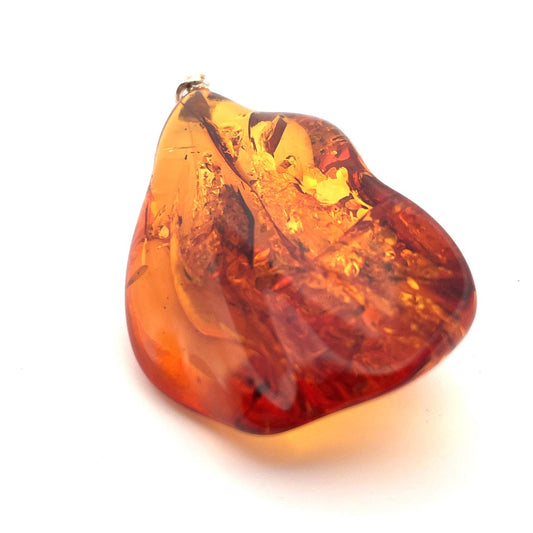 S925 Amber Pendant - Sage & Magic