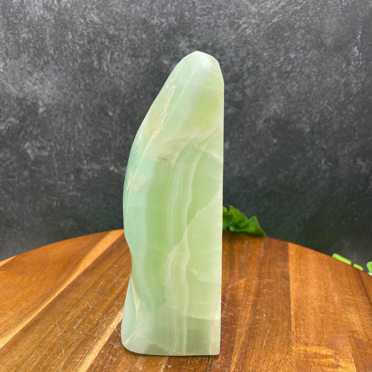 Semi - Polished Pistachio Calcite Freeform - Sage & Magic