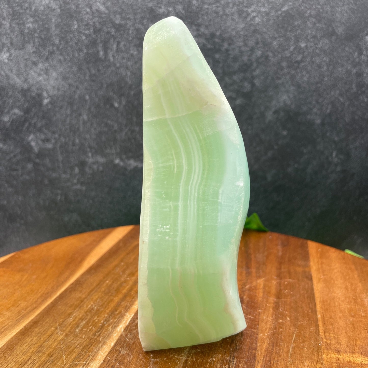 Semi - Polished Pistachio Calcite Freeform - Sage & Magic