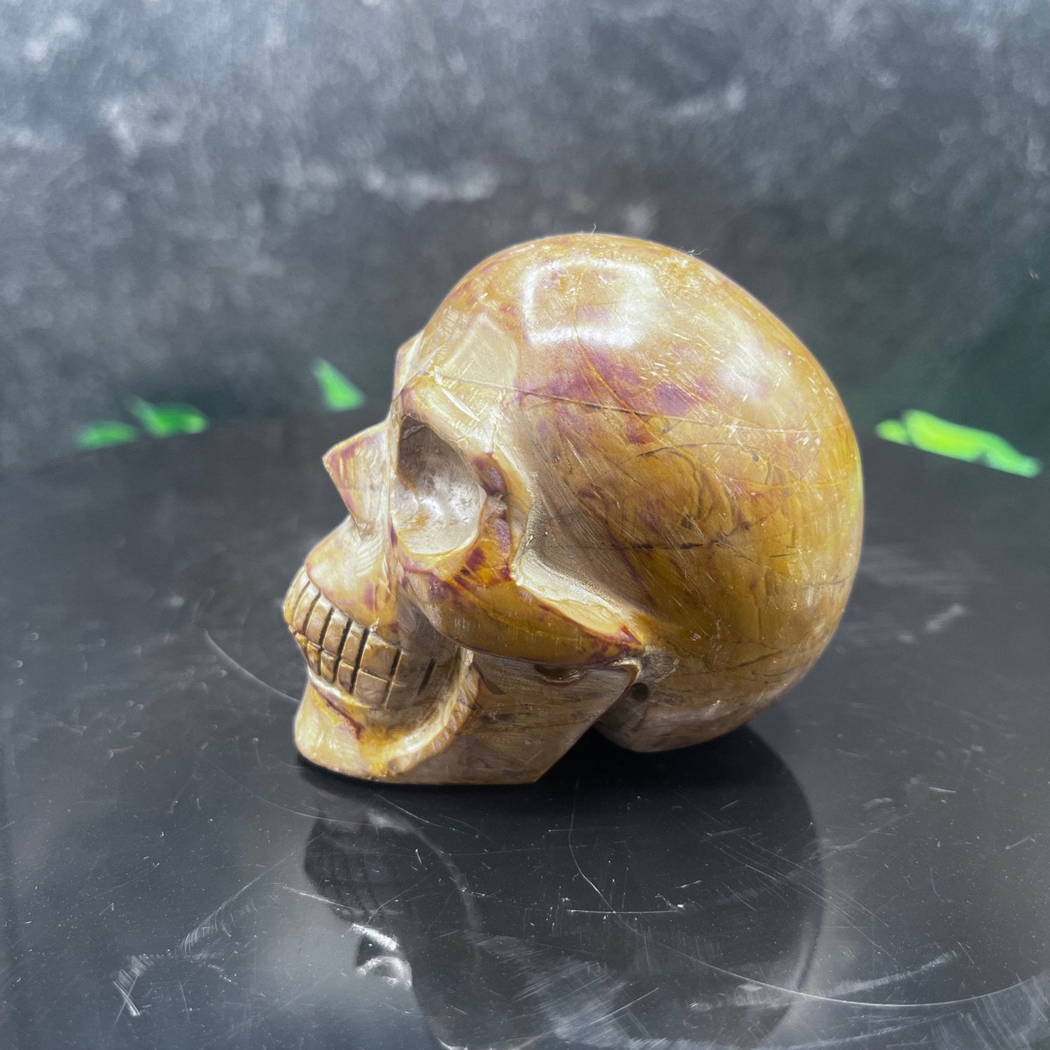 Small Jasper Skull - Sage & Magic