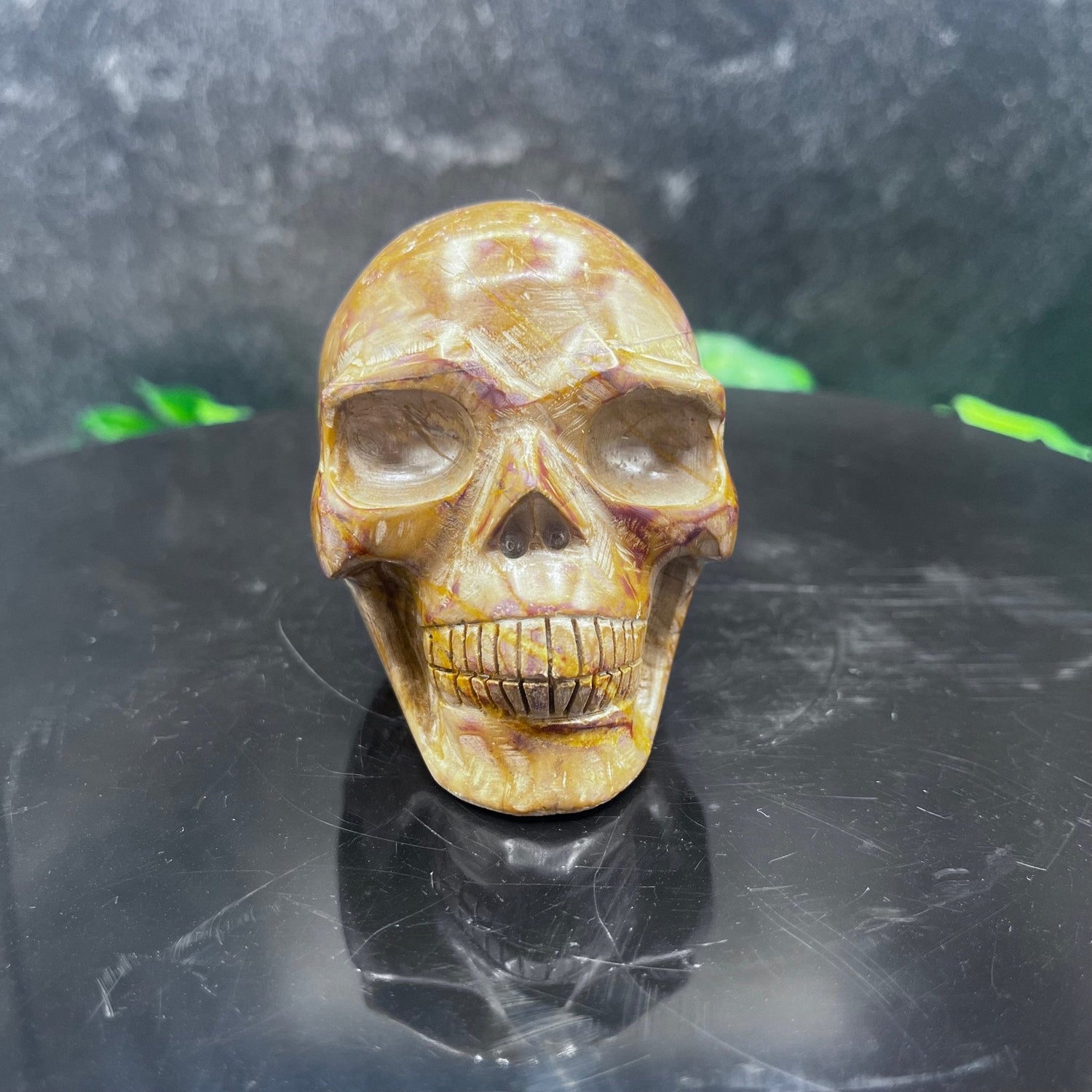 Small Jasper Skull - Sage & Magic