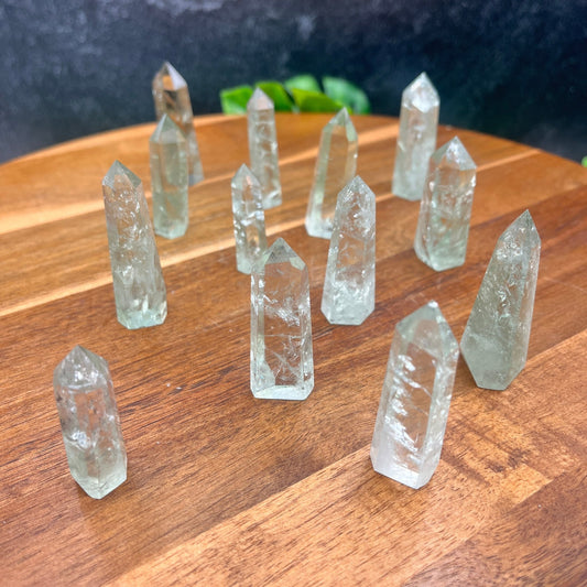 Small Prasiolite Quartz Tower - Sage & Magic