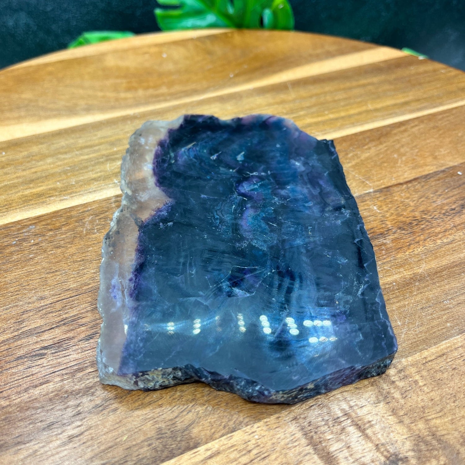 Small Rainbow Fluorite Slab - Sage & Magic