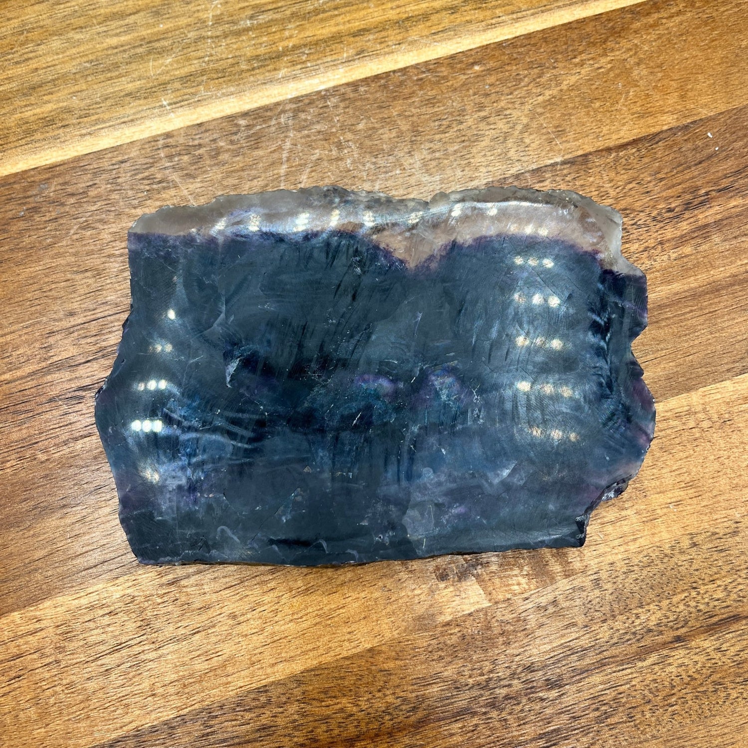 Small Rainbow Fluorite Slab - Sage & Magic