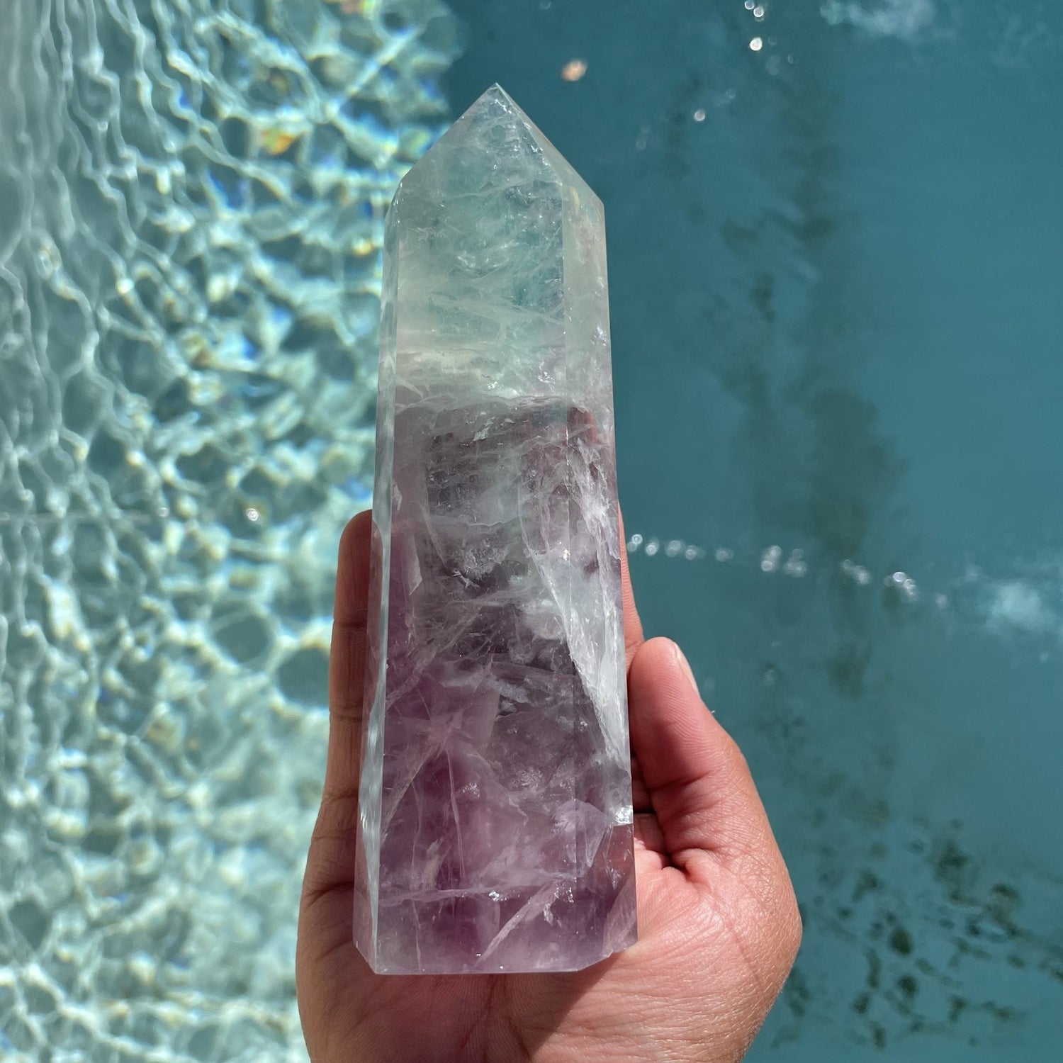 Small Rainbow Fluorite Tower - Sage & Magic