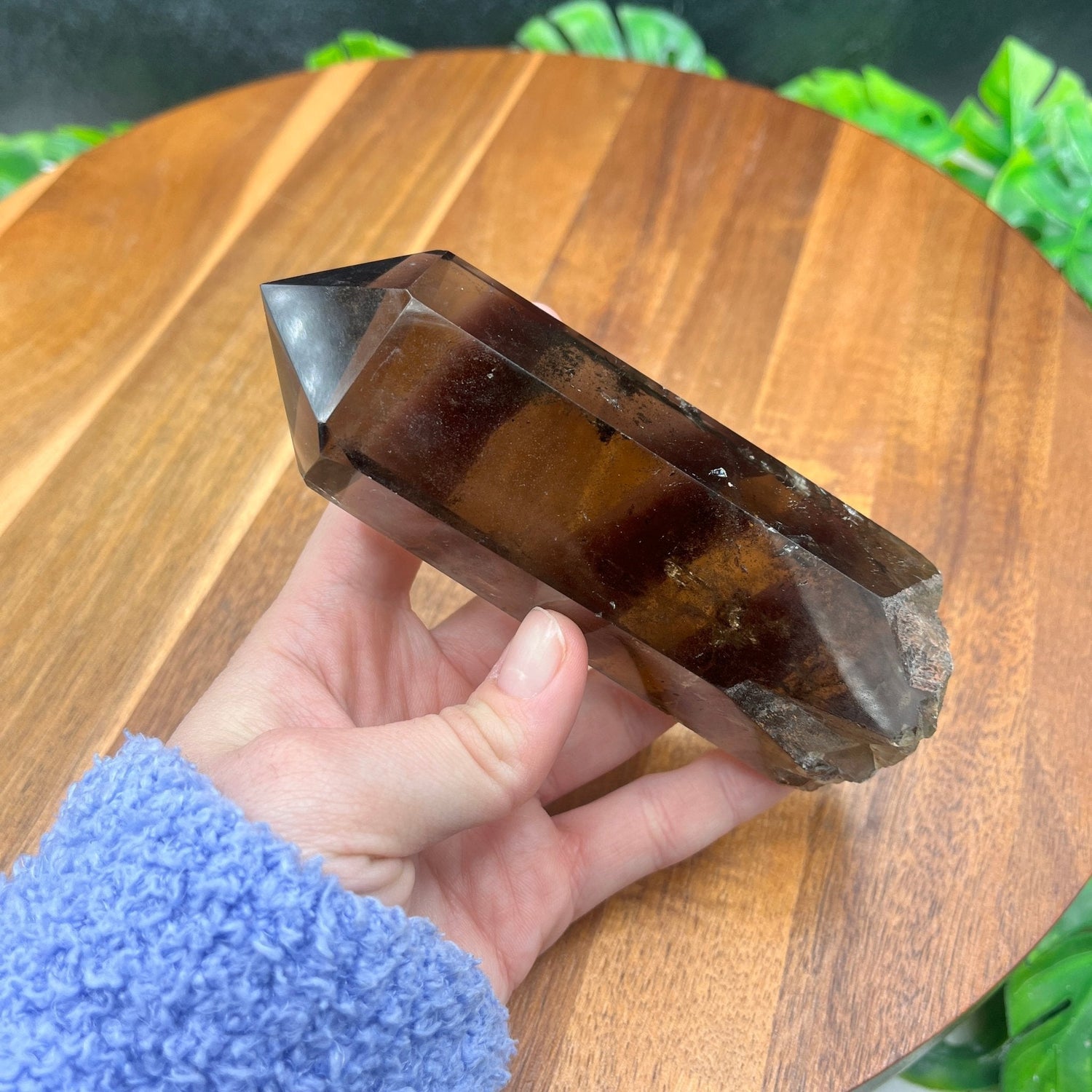 Smoky Quartz Point w/ Rough Base - Sage & Magic