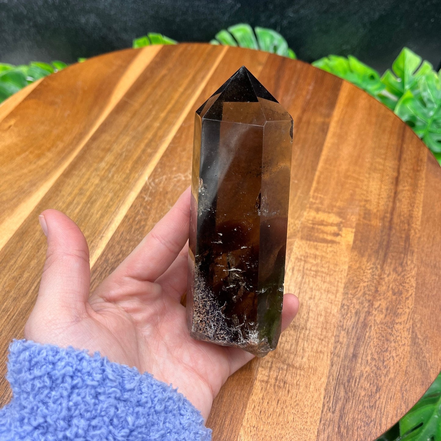 Smoky Quartz Point w/ Rough Base - Sage & Magic