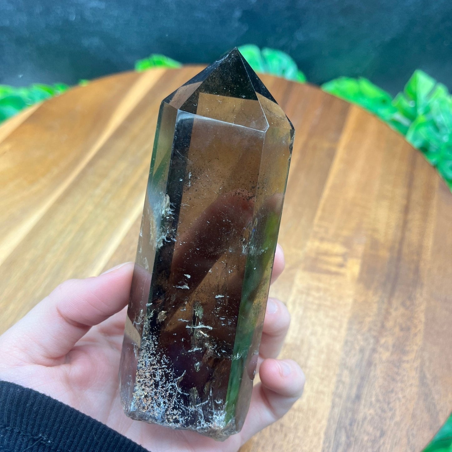 Smoky Quartz Point w/ Rough Base - Sage & Magic