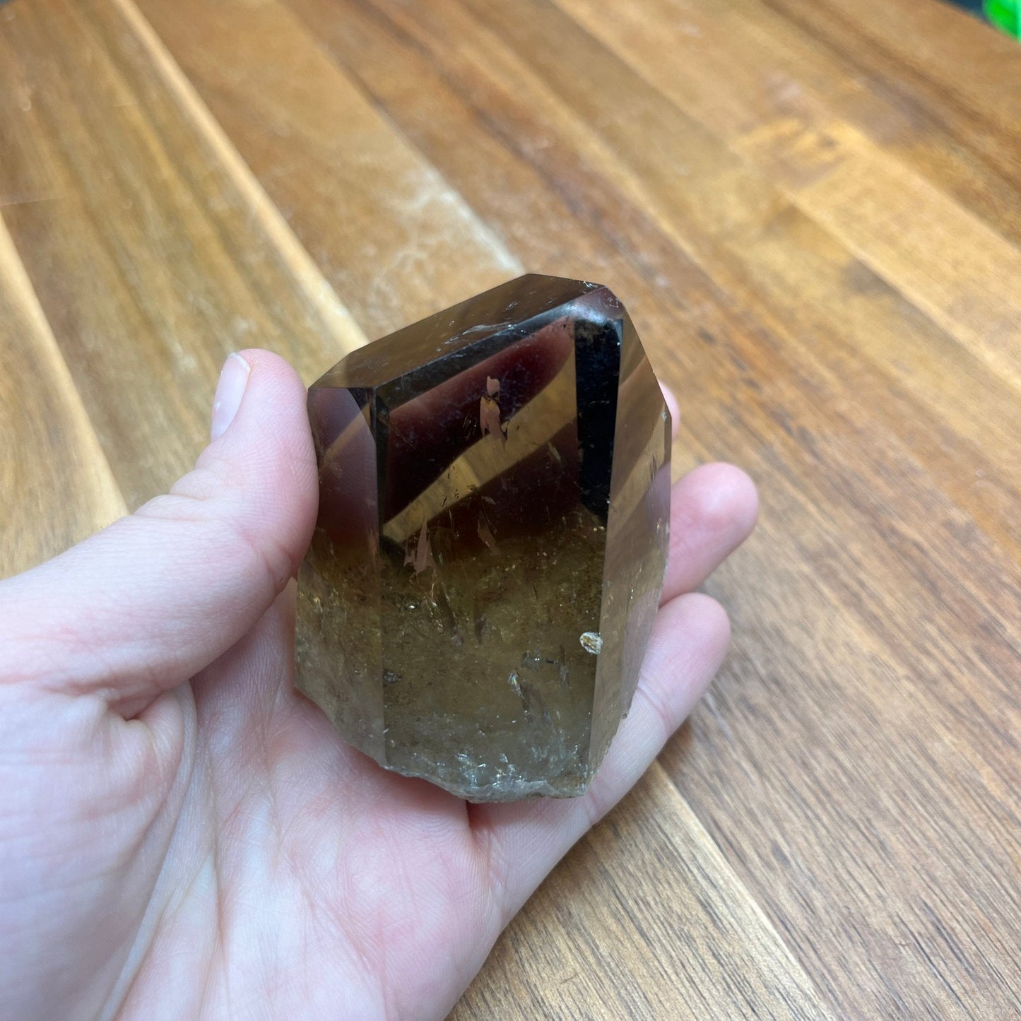 Smoky Quartz Short Point w/ Rough Cut Base - Sage & Magic