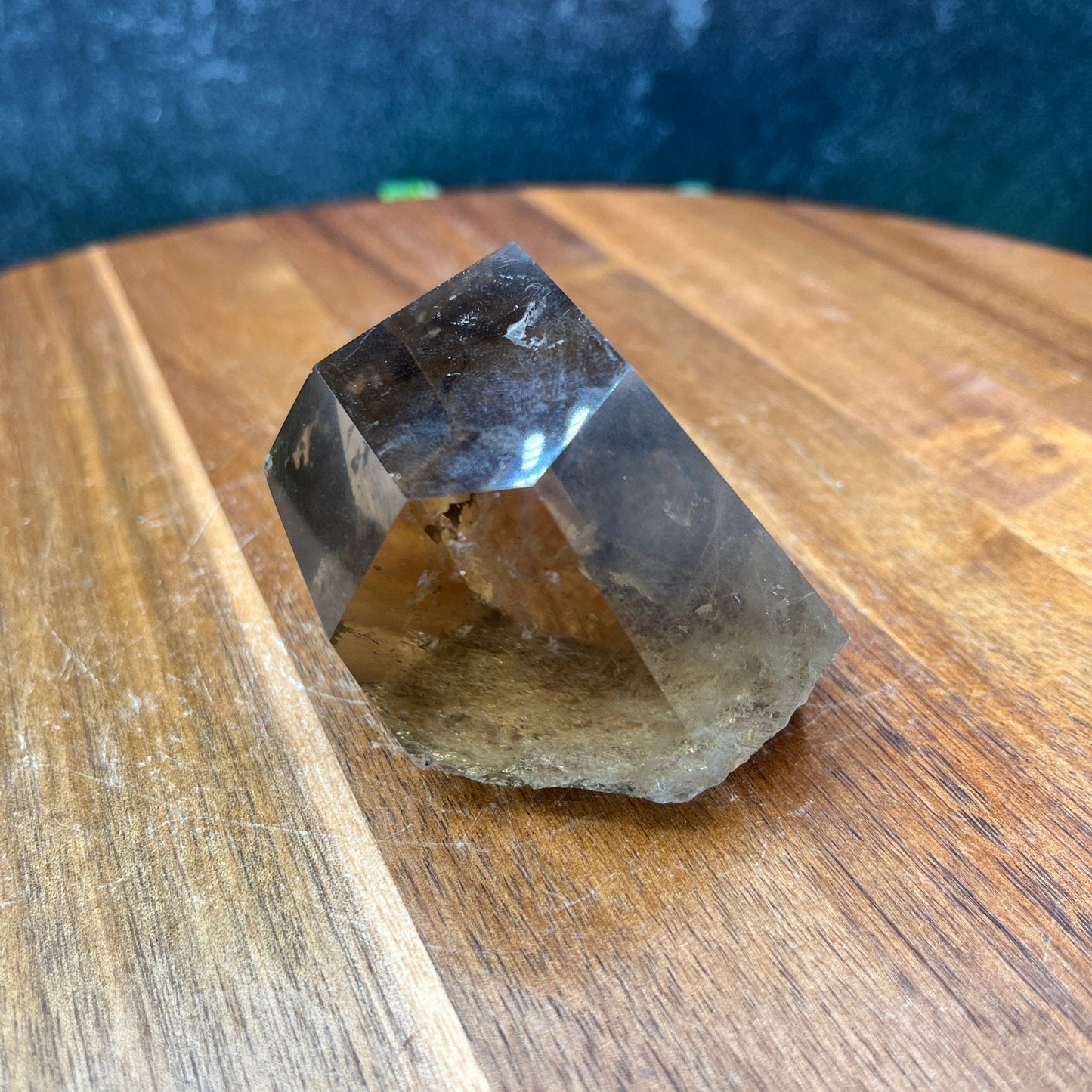 Smoky Quartz Short Point w/ Rough Cut Base - Sage & Magic