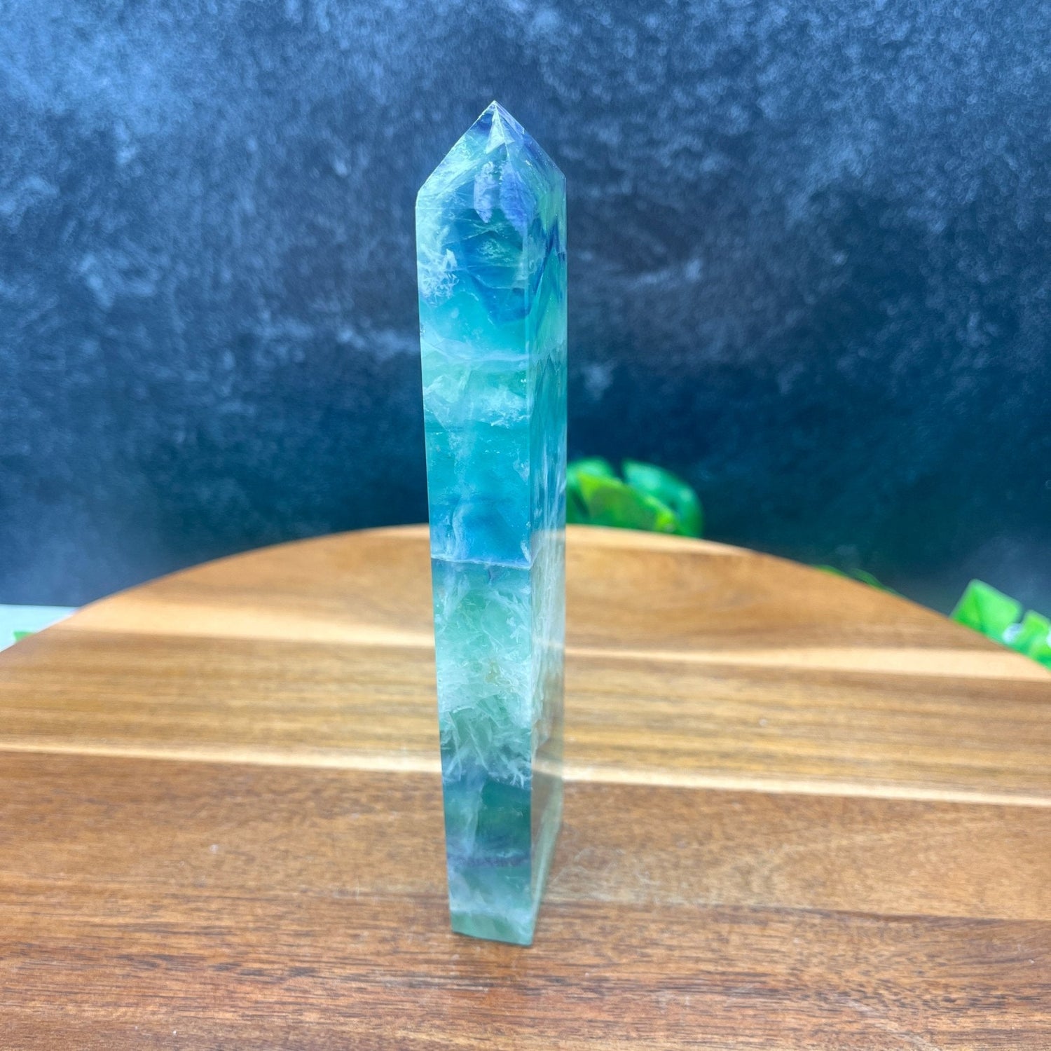 Snow Fluorite Tower - Sage & Magic