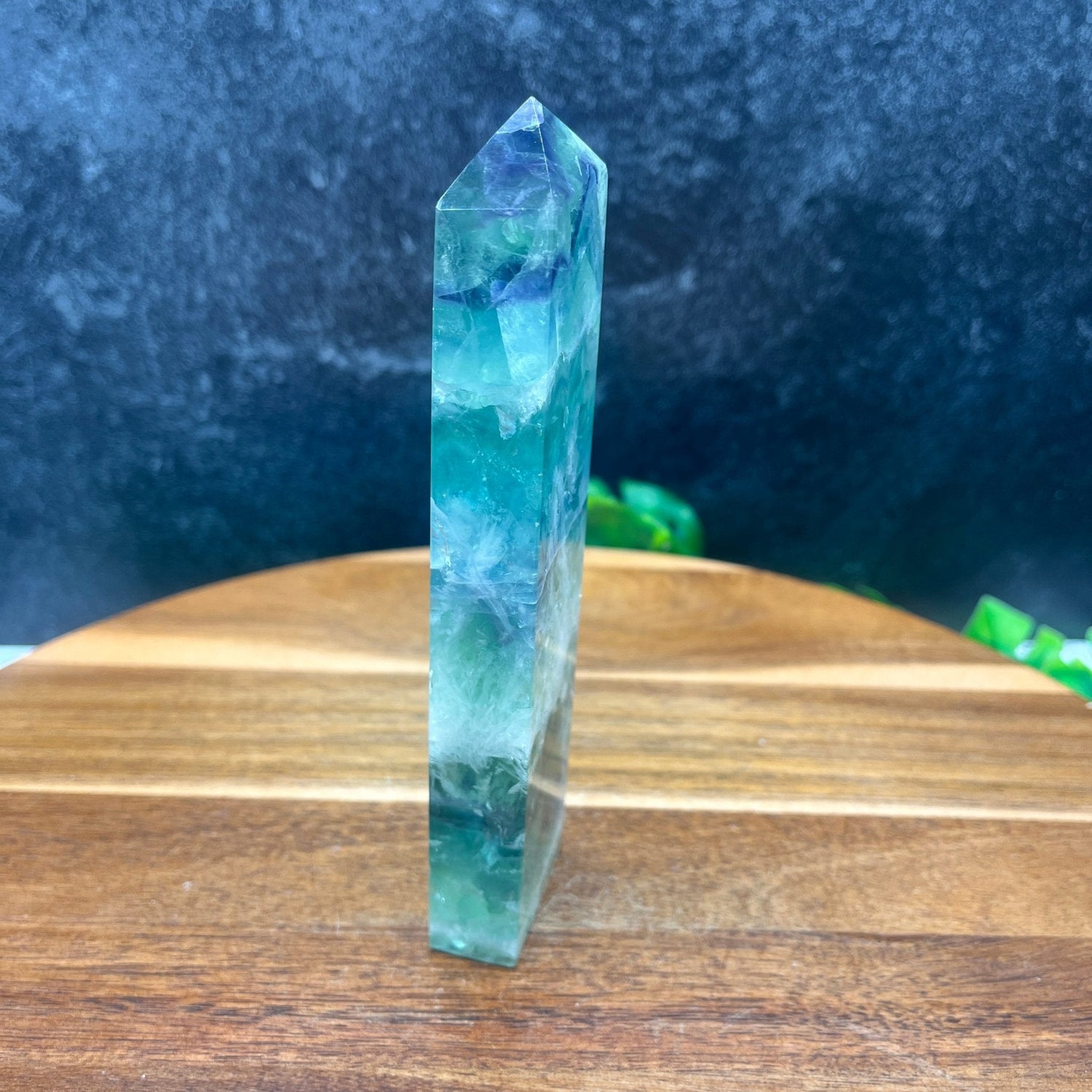 Snow Fluorite Tower - Sage & Magic