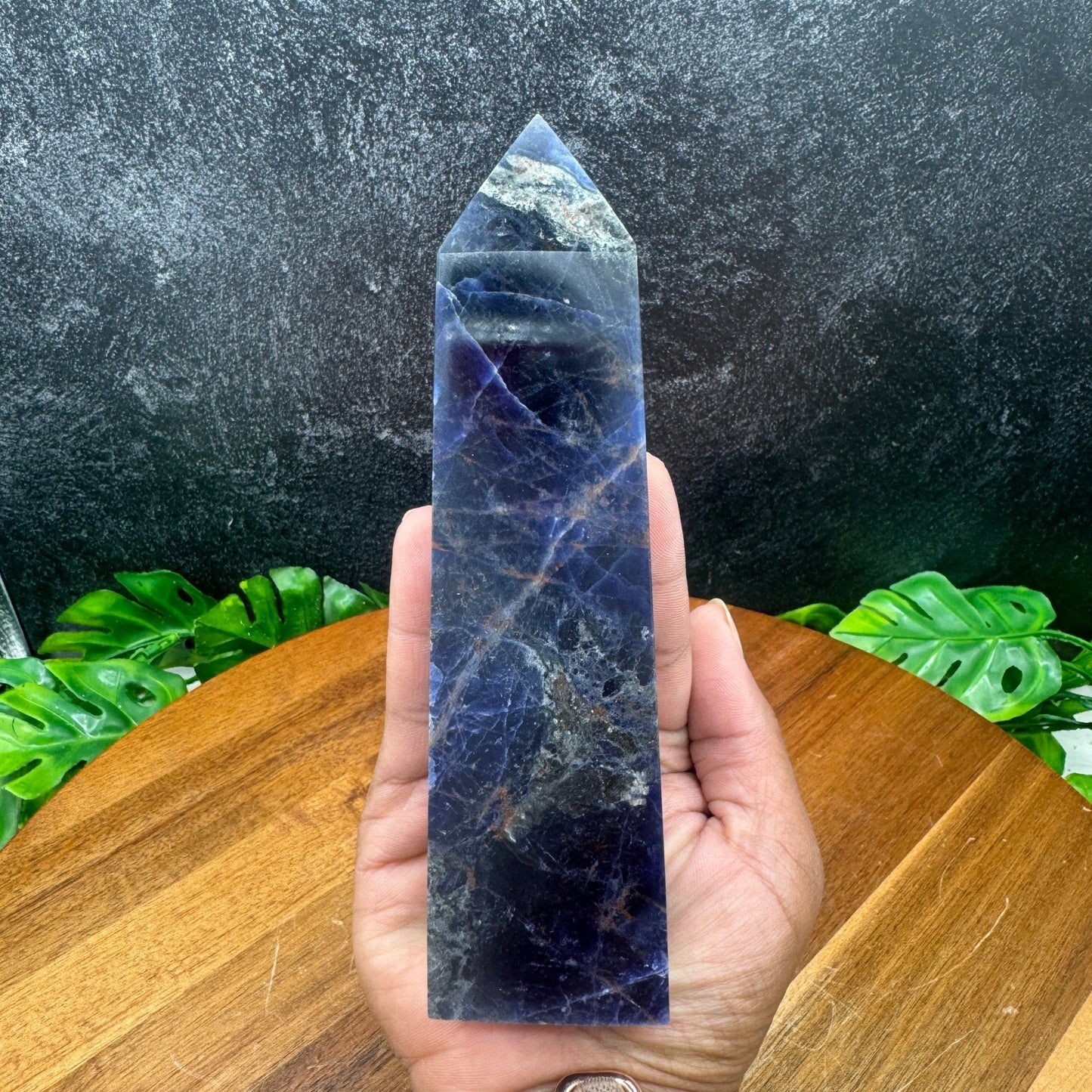 Sodalite 4 Sided Tower - Sage & Magic