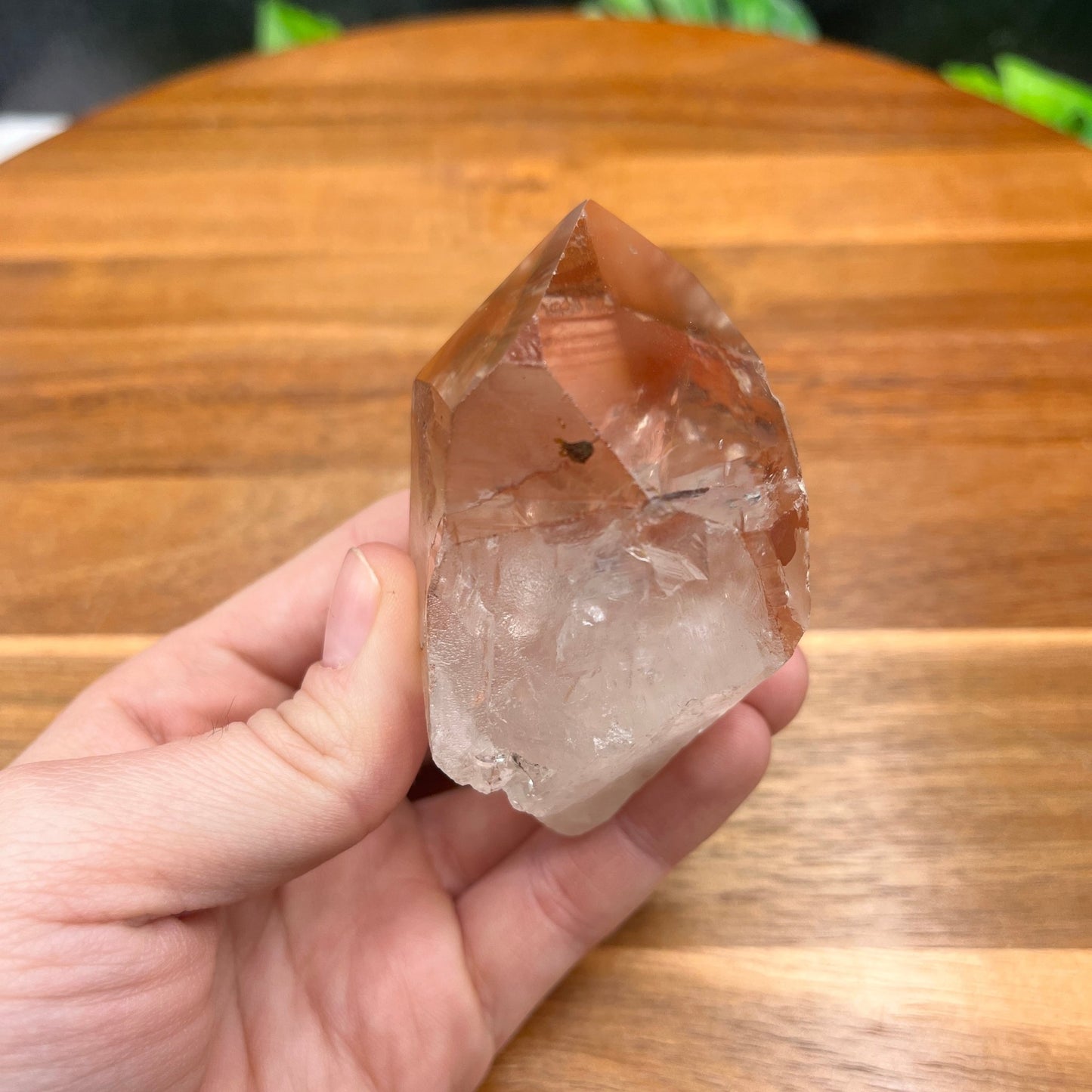 Tangerine Lemurian Point - Sage & Magic