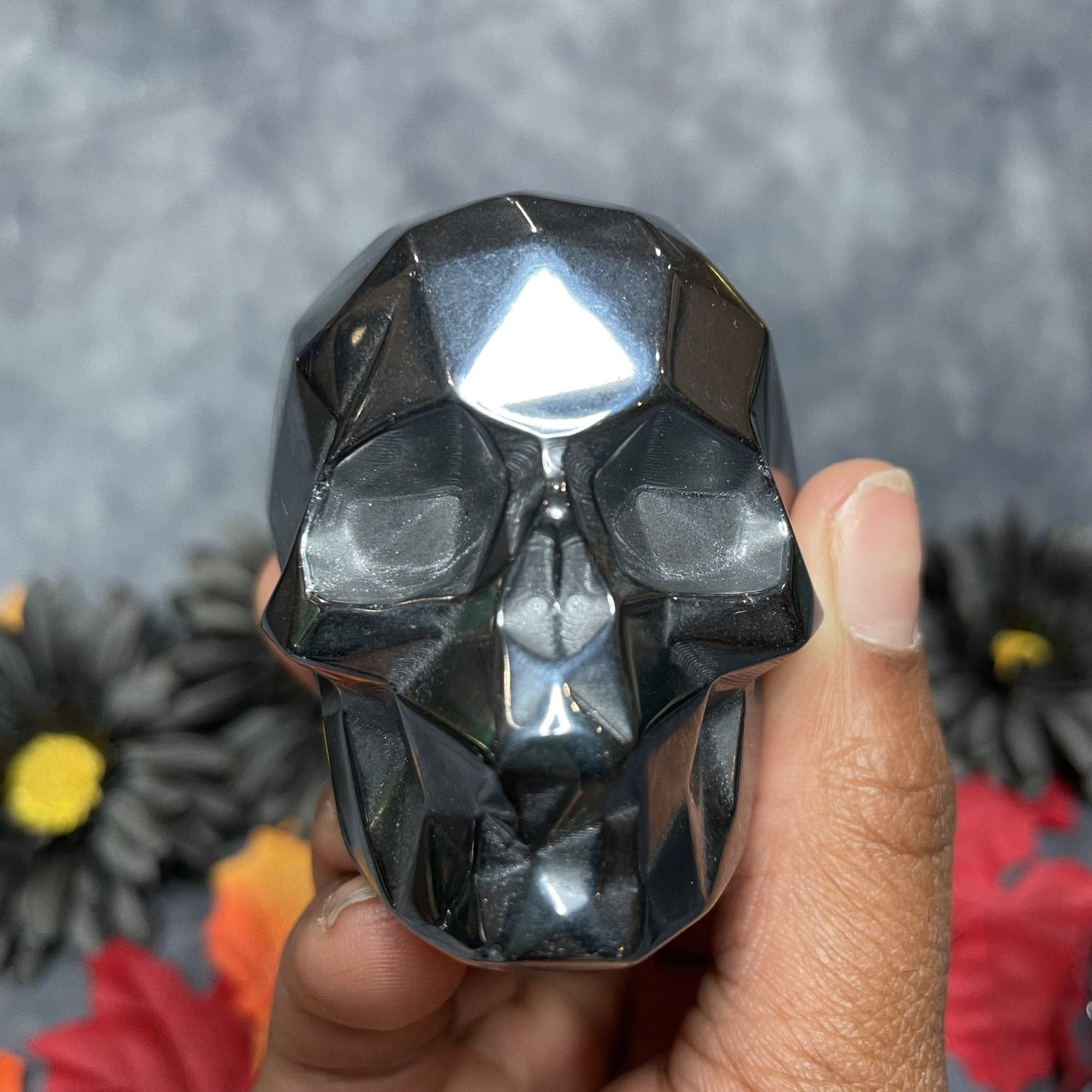 Teraherz Mini Faceted skull - Sage & Magic