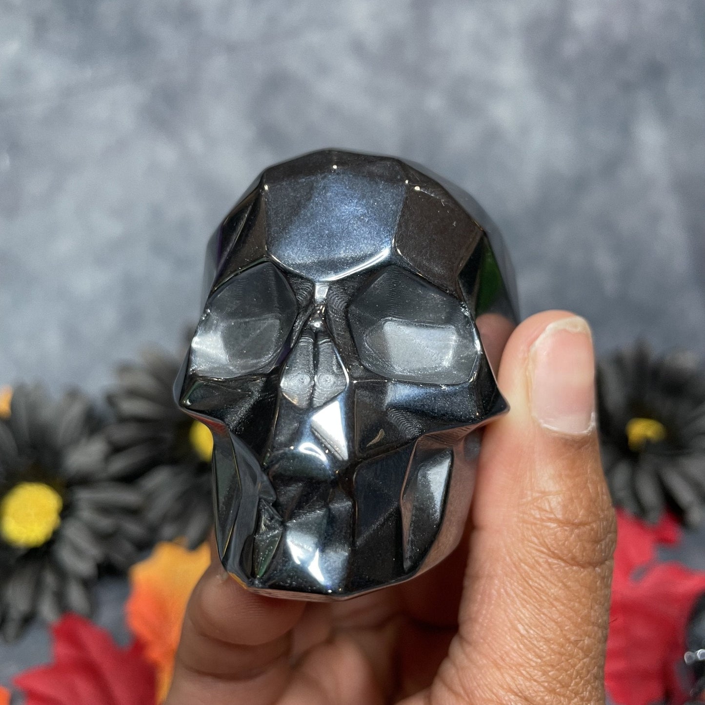 Teraherz Mini Faceted skull - Sage & Magic