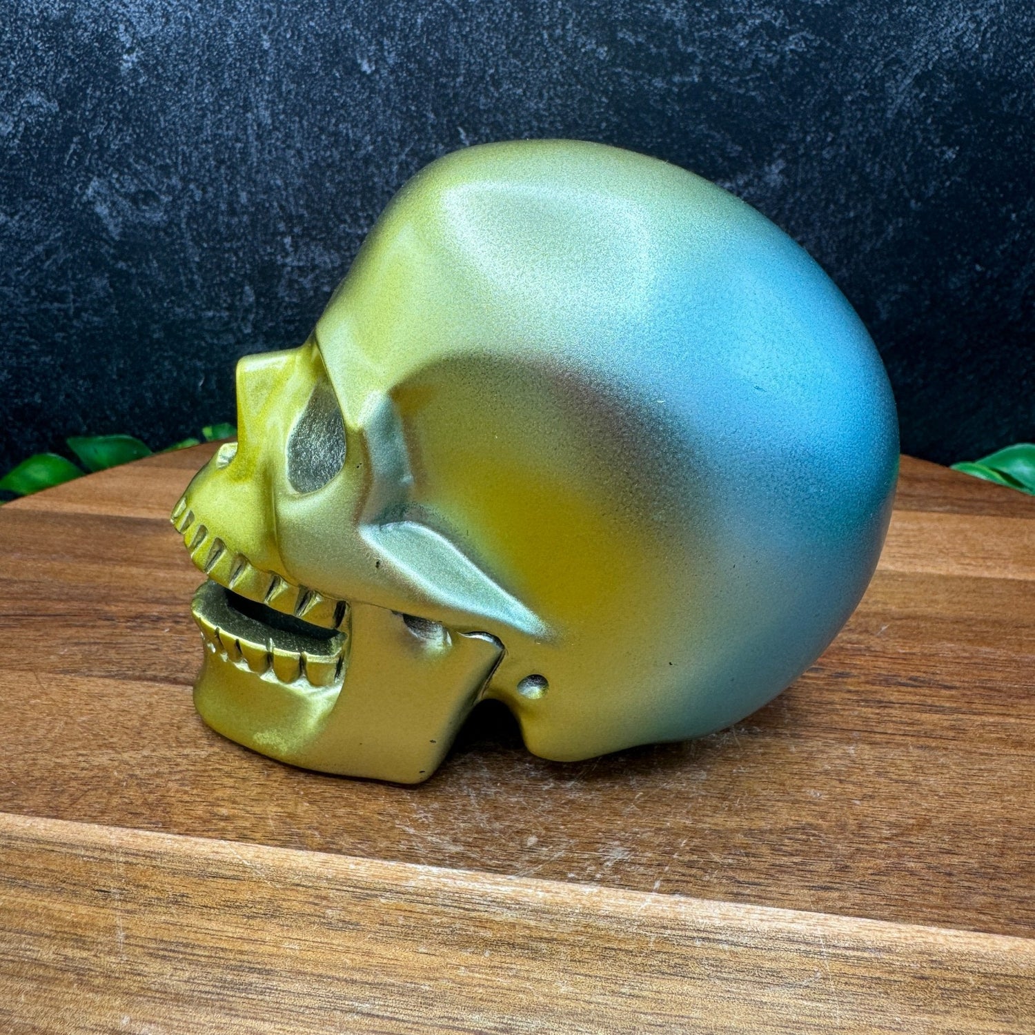 Teraherz Titanium Aura Skull - Sage & Magic