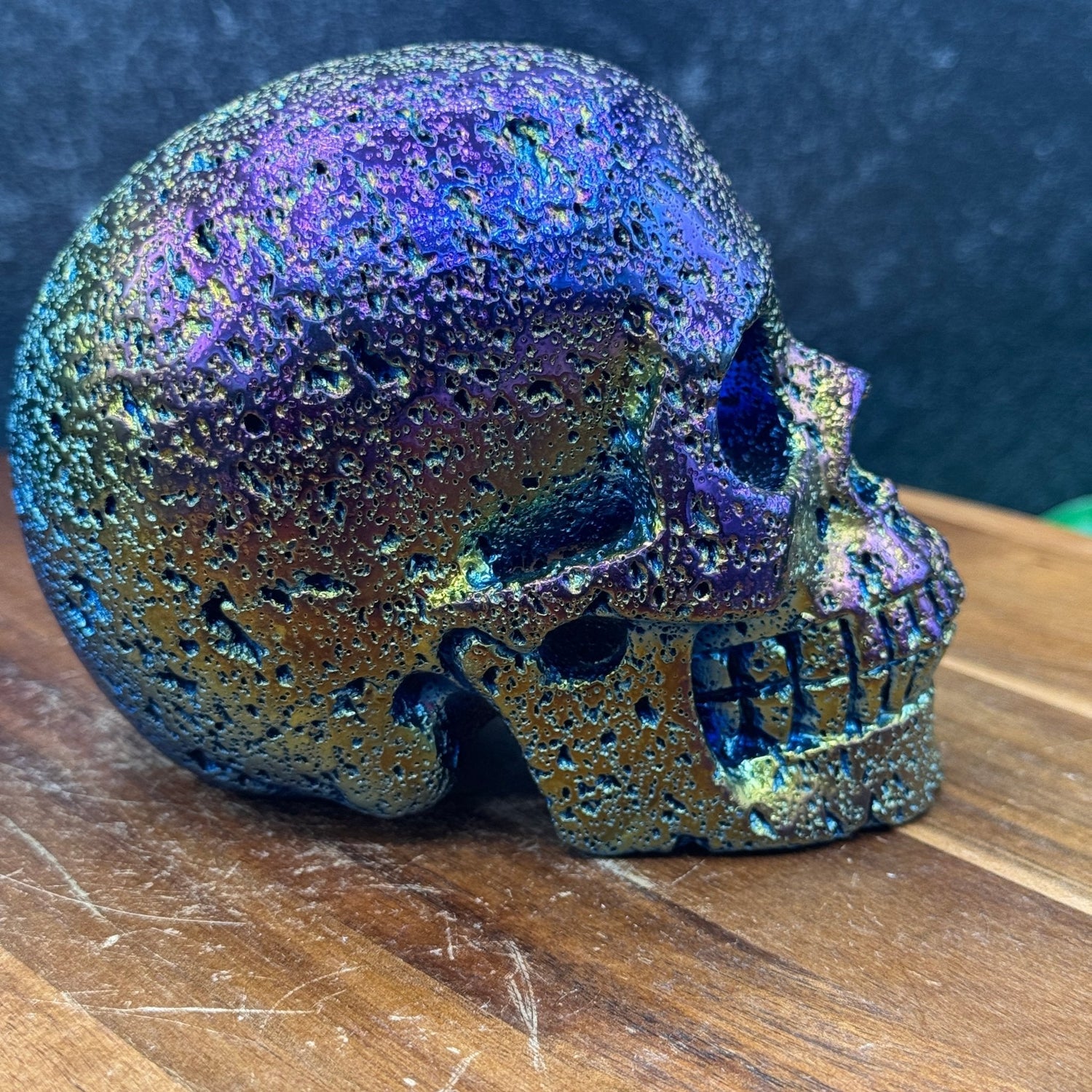 Titanium Aura Skull - Sage & Magic