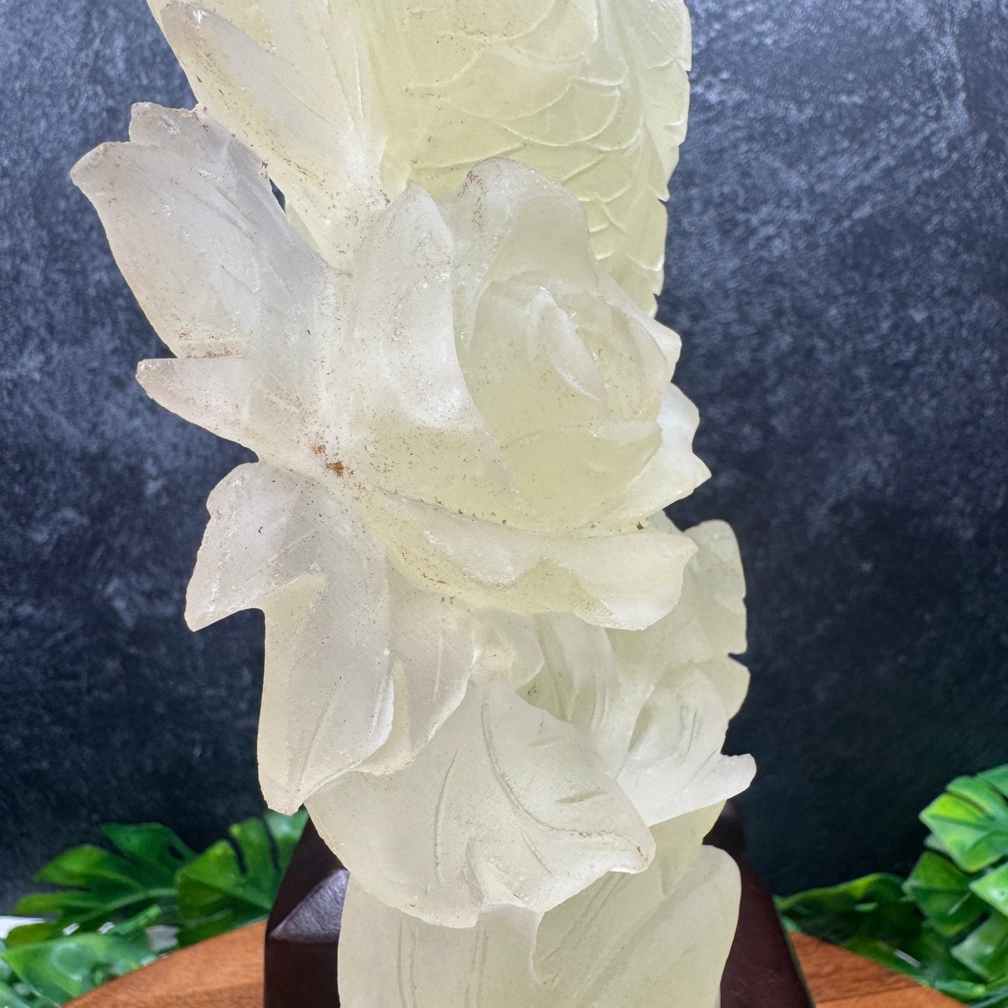 Unpolished Citrine Lucky Rooster Carving - Sage & Magic