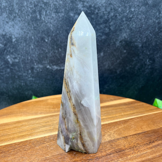 White and Purple Fluorite Tower - Sage & Magic